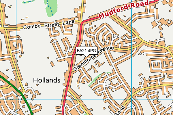 Milford Junior School map (BA21 4PG) - OS VectorMap District (Ordnance Survey)