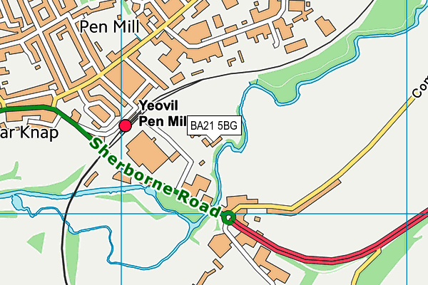 BA21 5BG map - OS VectorMap District (Ordnance Survey)