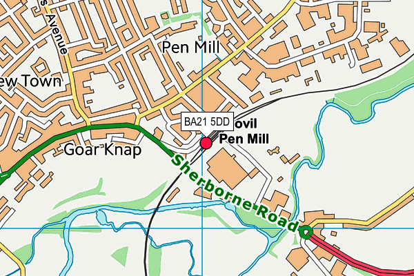 BA21 5DD map - OS VectorMap District (Ordnance Survey)