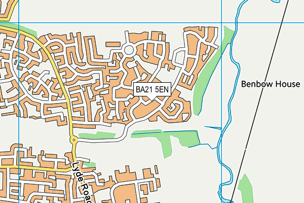 BA21 5EN map - OS VectorMap District (Ordnance Survey)