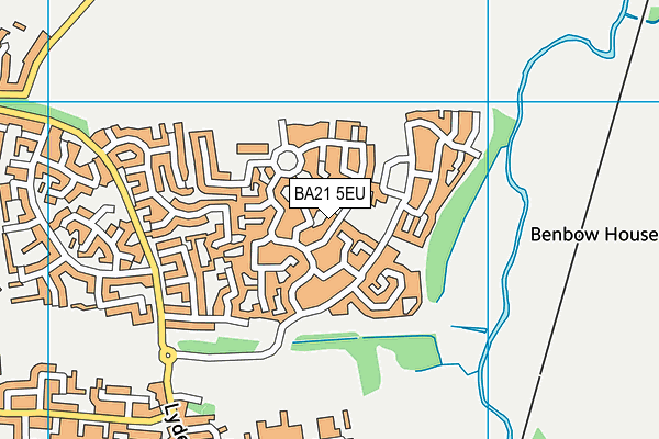 BA21 5EU map - OS VectorMap District (Ordnance Survey)