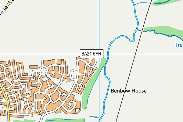 BA21 5FR map - OS VectorMap District (Ordnance Survey)