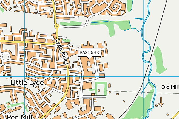 Mawfit Gym (Yeovil) map (BA21 5HR) - OS VectorMap District (Ordnance Survey)