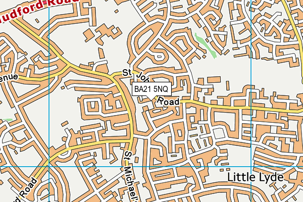 BA21 5NQ map - OS VectorMap District (Ordnance Survey)