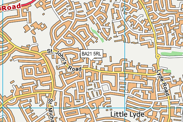 Birchfield Community Primary School map (BA21 5RL) - OS VectorMap District (Ordnance Survey)