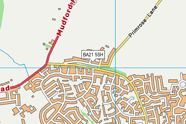 BA21 5SH map - OS VectorMap District (Ordnance Survey)