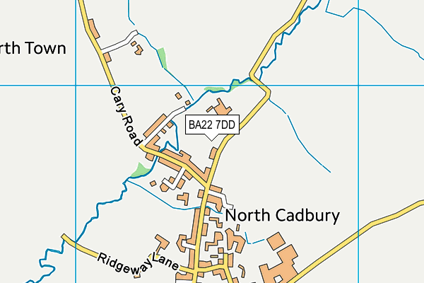 BA22 7DD map - OS VectorMap District (Ordnance Survey)