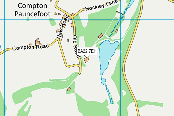 BA22 7EH map - OS VectorMap District (Ordnance Survey)