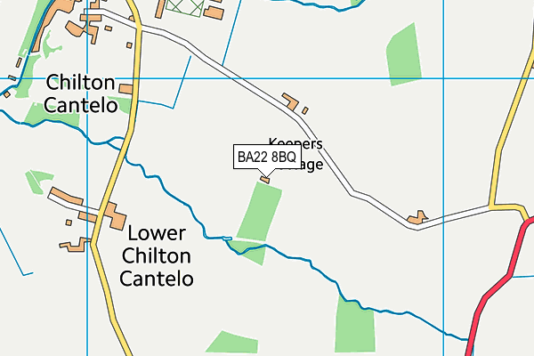 BA22 8BQ map - OS VectorMap District (Ordnance Survey)