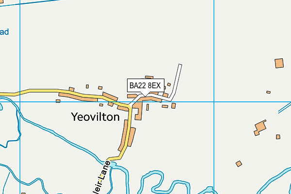 BA22 8EX map - OS VectorMap District (Ordnance Survey)