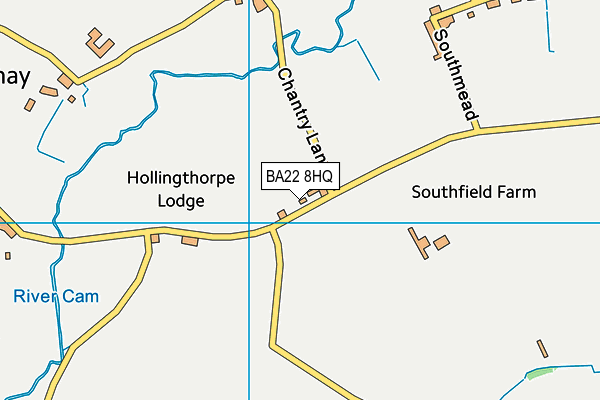 BA22 8HQ map - OS VectorMap District (Ordnance Survey)