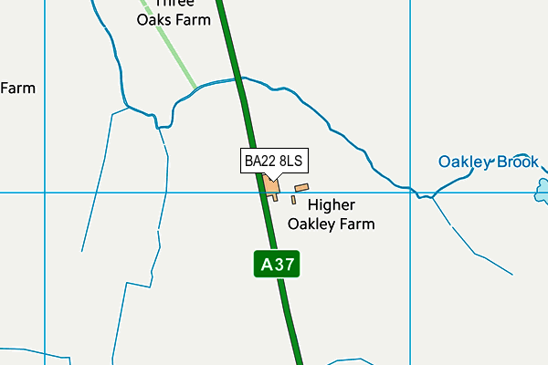 BA22 8LS map - OS VectorMap District (Ordnance Survey)