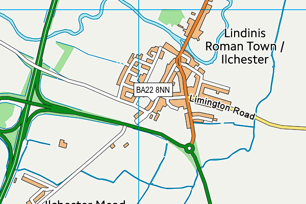 BA22 8NN map - OS VectorMap District (Ordnance Survey)