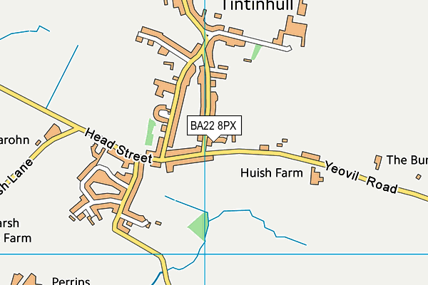 St Margaret's School, Tintinhull map (BA22 8PX) - OS VectorMap District (Ordnance Survey)