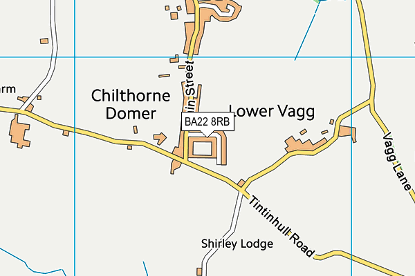 BA22 8RB map - OS VectorMap District (Ordnance Survey)