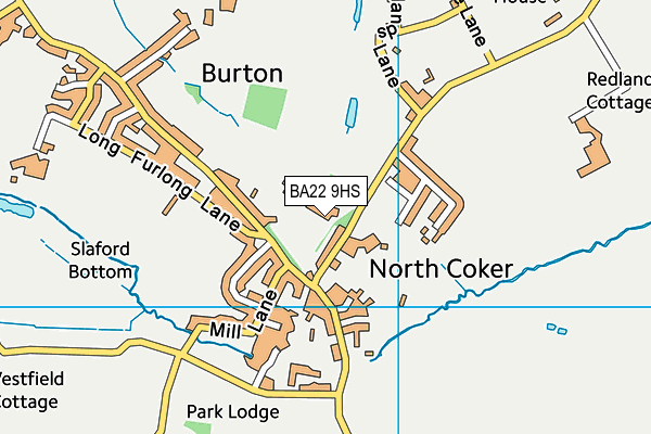 BA22 9HS map - OS VectorMap District (Ordnance Survey)