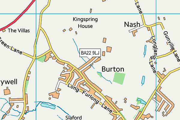BA22 9LJ map - OS VectorMap District (Ordnance Survey)