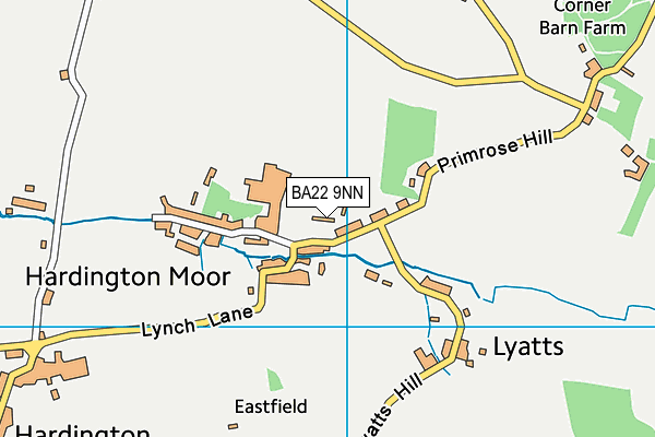 BA22 9NN map - OS VectorMap District (Ordnance Survey)
