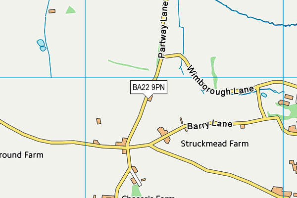 BA22 9PN map - OS VectorMap District (Ordnance Survey)