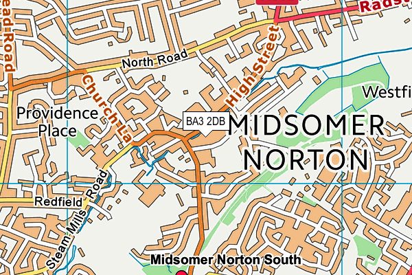 Map of MIDSOMER MAGPIE LTD at district scale