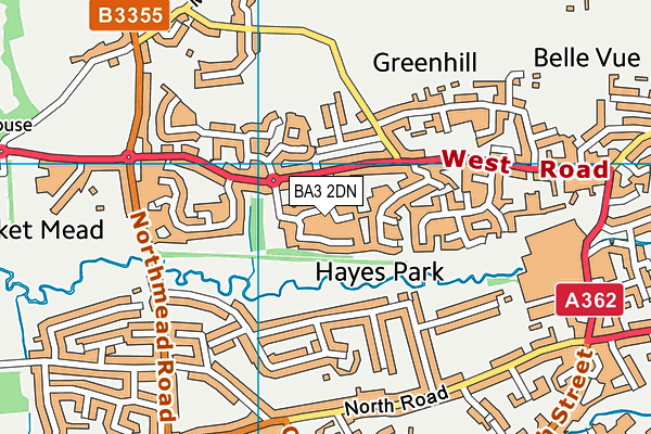 Map of THE PET PLACE (SHEPTON) LTD at district scale