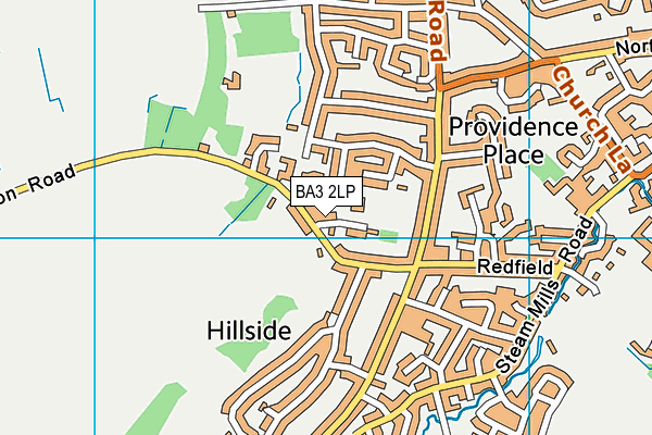 Longvernal Primary School map (BA3 2LP) - OS VectorMap District (Ordnance Survey)