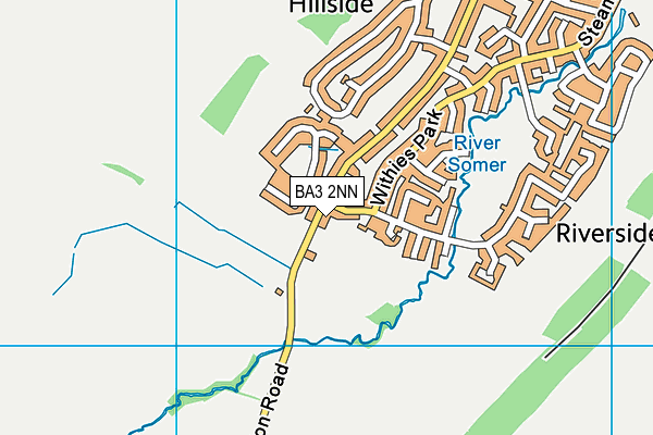 BA3 2NN map - OS VectorMap District (Ordnance Survey)