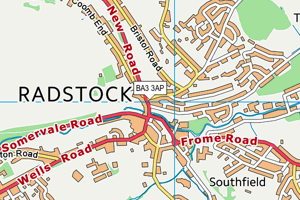 BA3 3AP map - OS VectorMap District (Ordnance Survey)