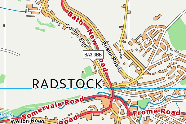 BA3 3BB map - OS VectorMap District (Ordnance Survey)