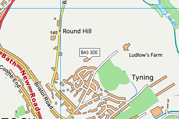 Trinity Church School map (BA3 3DE) - OS VectorMap District (Ordnance Survey)