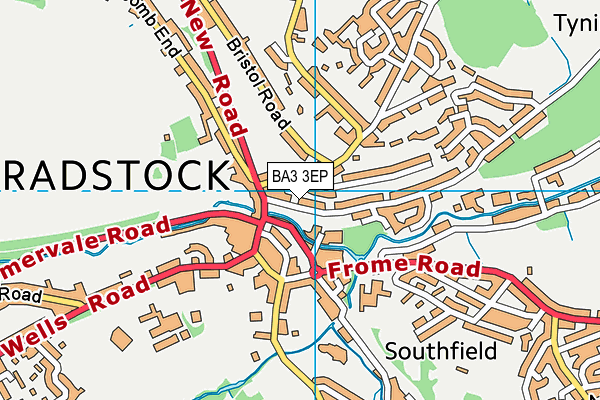 Pure Fitness Radstock (Closed) map (BA3 3EP) - OS VectorMap District (Ordnance Survey)