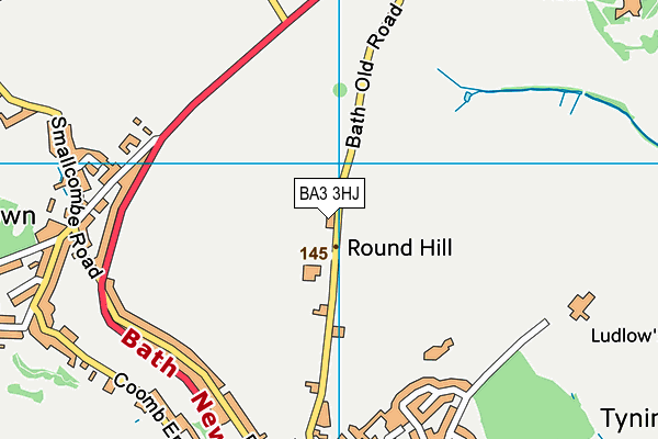 BA3 3HJ map - OS VectorMap District (Ordnance Survey)