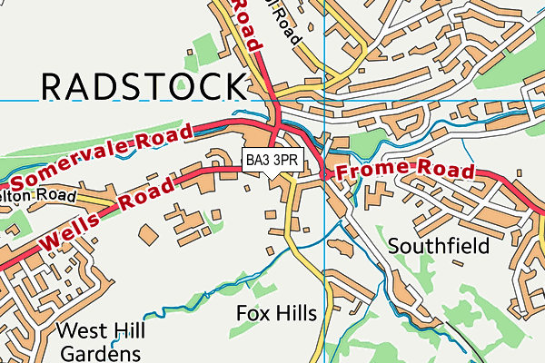 BA3 3PR map - OS VectorMap District (Ordnance Survey)