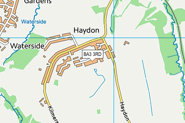 BA3 3RD map - OS VectorMap District (Ordnance Survey)