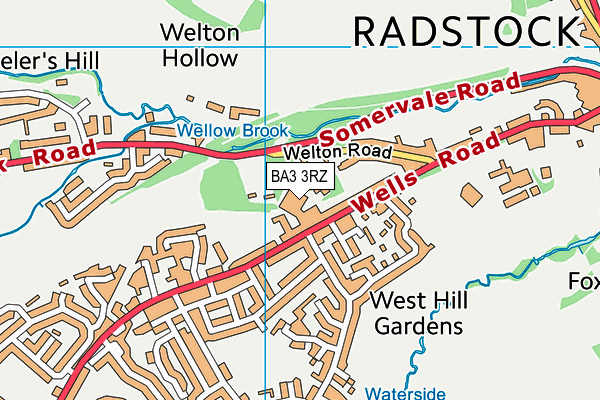 Map of WELLSWAY WORKS LIMITED at district scale