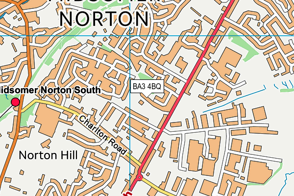 BA3 4BQ map - OS VectorMap District (Ordnance Survey)