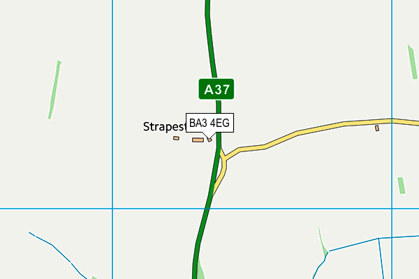 BA3 4EG map - OS VectorMap District (Ordnance Survey)