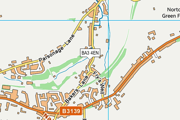 BA3 4EN map - OS VectorMap District (Ordnance Survey)