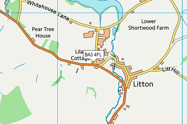 BA3 4FL map - OS VectorMap District (Ordnance Survey)