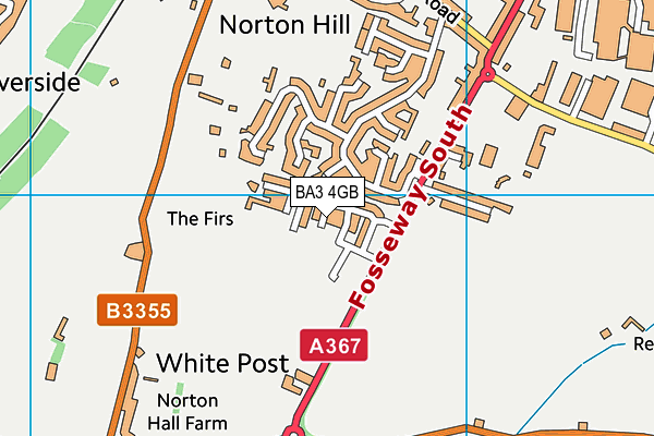 BA3 4GB map - OS VectorMap District (Ordnance Survey)