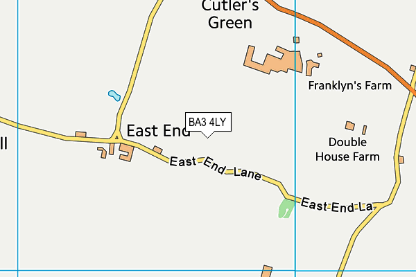 BA3 4LY map - OS VectorMap District (Ordnance Survey)