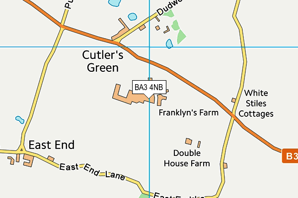 BA3 4NB map - OS VectorMap District (Ordnance Survey)