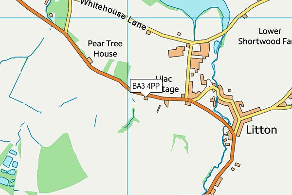 BA3 4PP map - OS VectorMap District (Ordnance Survey)