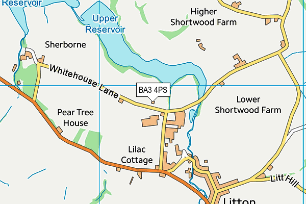 BA3 4PS map - OS VectorMap District (Ordnance Survey)