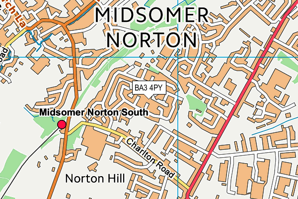 BA3 4PY map - OS VectorMap District (Ordnance Survey)