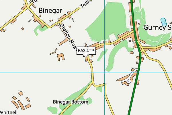 BA3 4TP map - OS VectorMap District (Ordnance Survey)