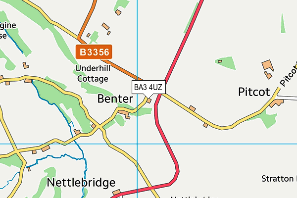 BA3 4UZ map - OS VectorMap District (Ordnance Survey)