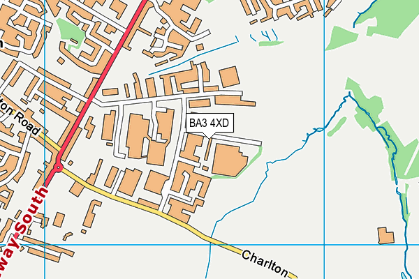 Map of P N MILVERTON (CONSTRUCTION) LTD at district scale