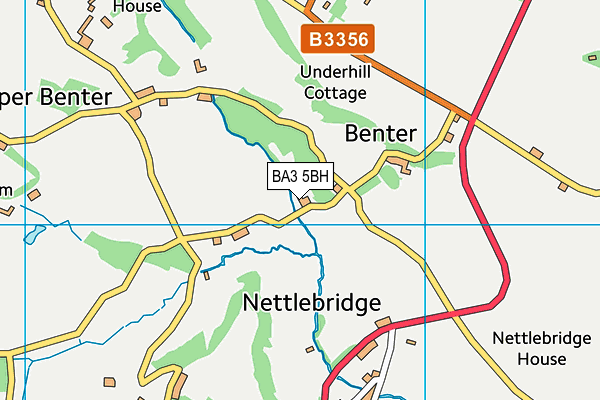 BA3 5BH map - OS VectorMap District (Ordnance Survey)