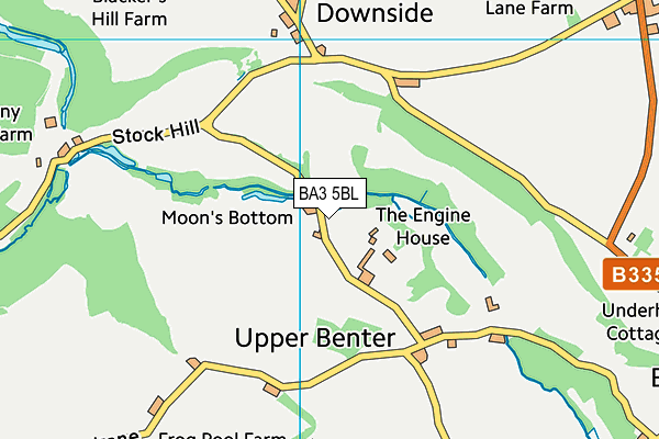 BA3 5BL map - OS VectorMap District (Ordnance Survey)